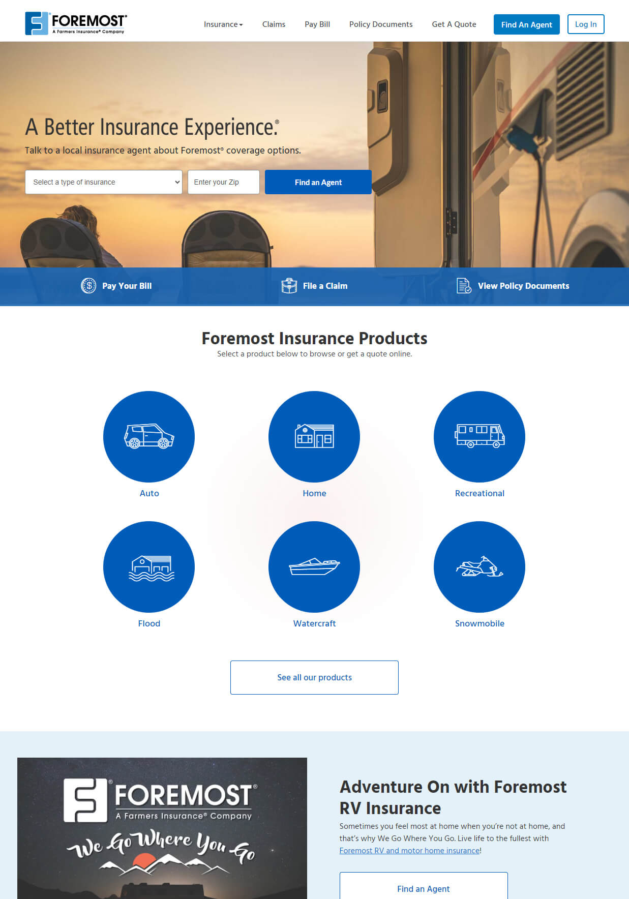 Foremost homepage